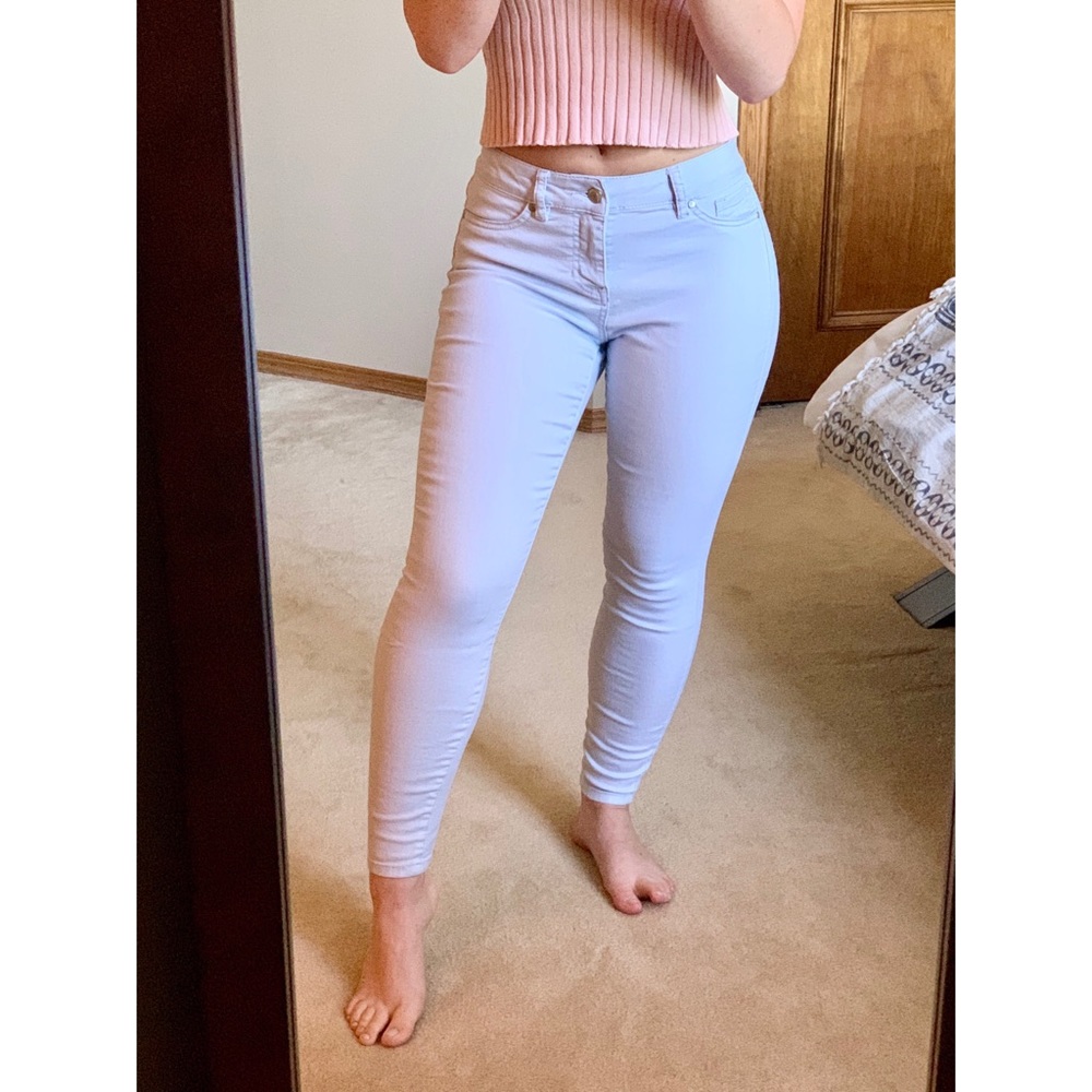 Blue Tint Skinny Jeans
